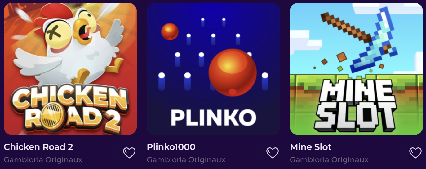 Gambloria casino online